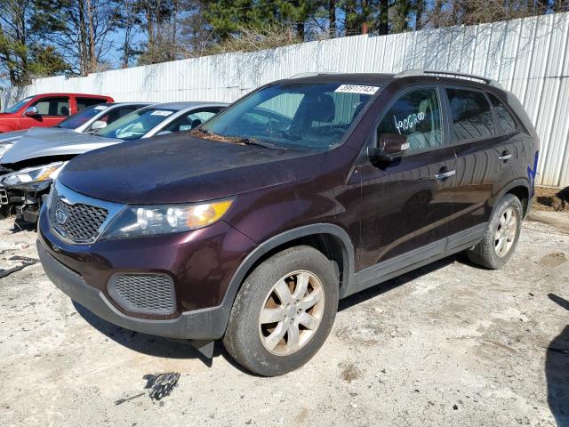 5XYKT4A26CG250705 - 2012 KIA SORENTO BA MAROON photo 1