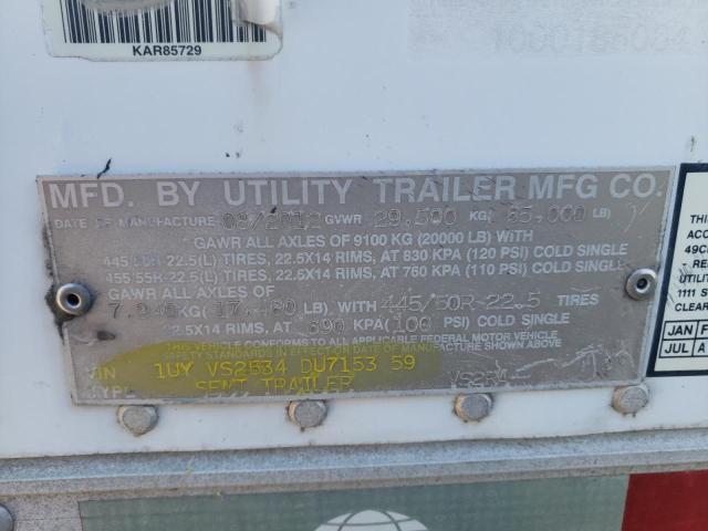 1UYVS2534DU715359 - 2013 CARR TRAILER WHITE photo 10