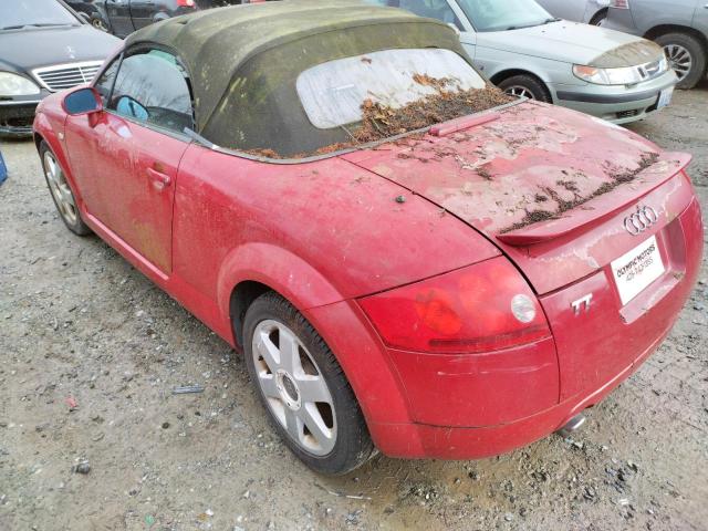 TRUTC28N821019818 - 2002 AUDI TT RED photo 3