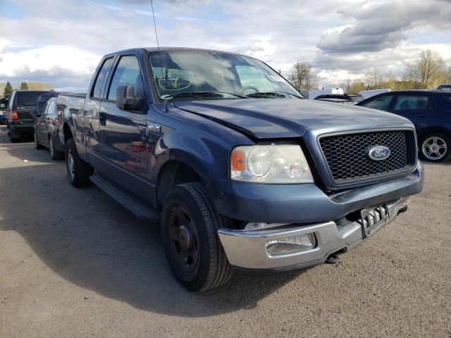 1FTPX145X4NC44995 - 2004 FORD F150 BLUE photo 1