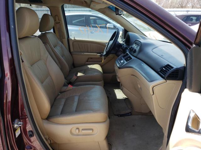 5FNRL38678B405553 - 2008 HONDA ODYSSEY EX BURGUNDY photo 5