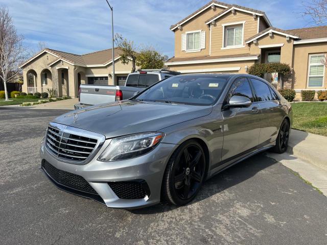 WDDUG7JB5EA030110 - 2014 MERCEDES-BENZ S 63 AMG GRAY photo 2