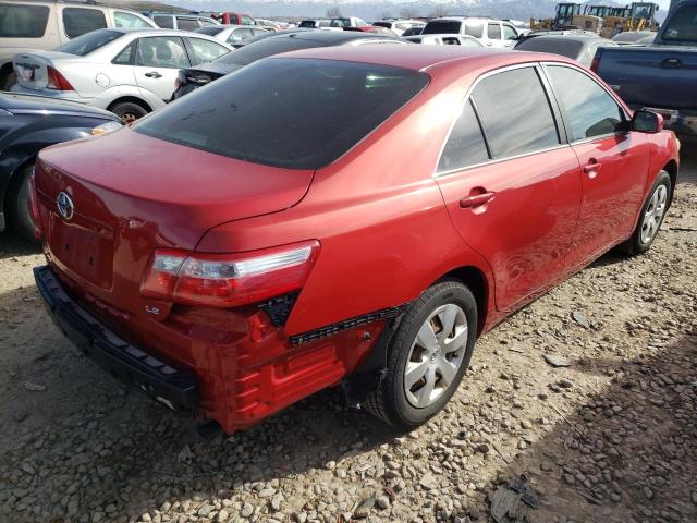4T4BE46K98R041095 - 2008 TOYOTA CAMRY CE RED photo 4