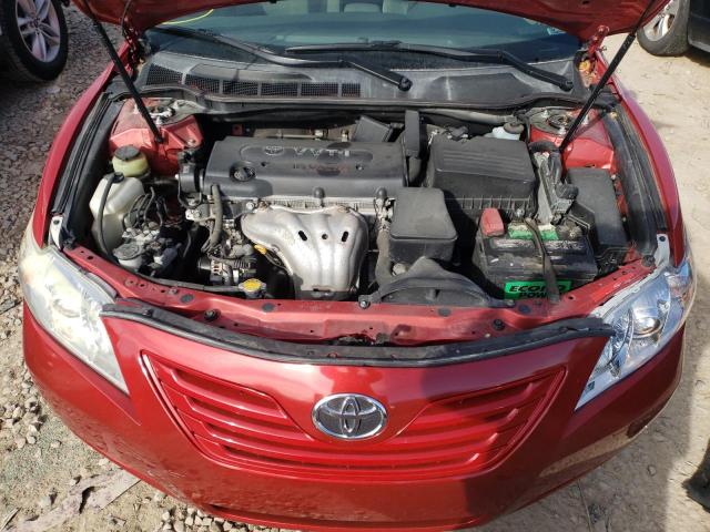 4T4BE46K98R041095 - 2008 TOYOTA CAMRY CE RED photo 7