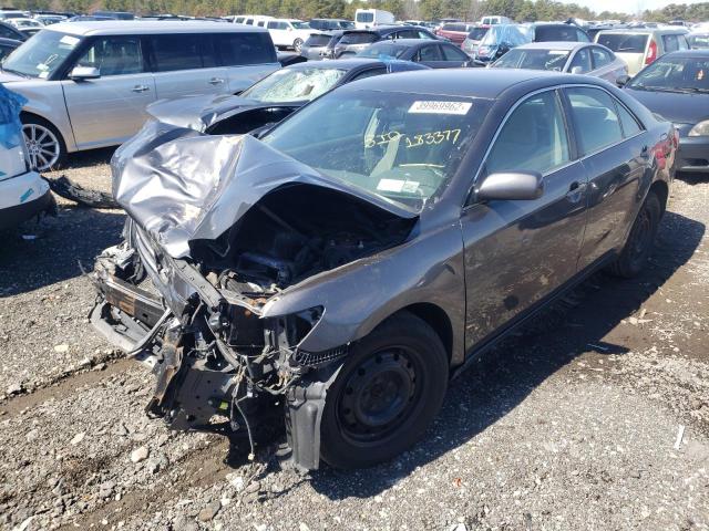 4T1BE46K47U183377 - 2007 TOYOTA CAMRY GRAY photo 2