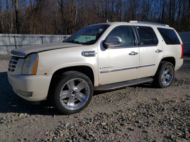 1GYFK43599R129389 - 2009 CADILLAC ESCALADE H WHITE photo 1