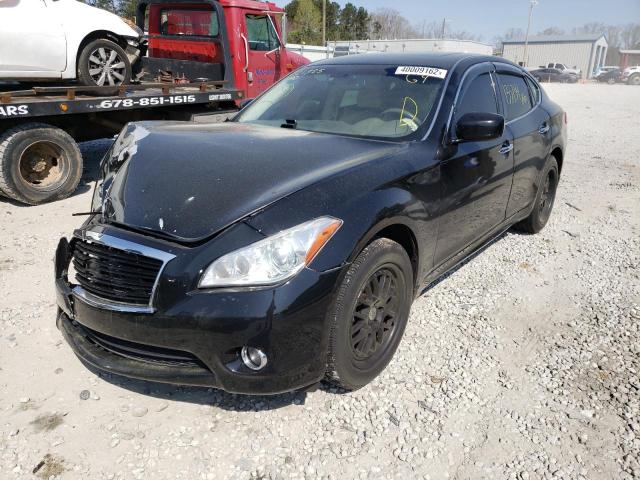 JN1BY1AR0DM601267 - 2013 INFINITI M37 X BLACK photo 2