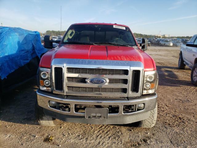 1FTSW2BR4AEA26751 - 2010 FORD F250 SUPER RED photo 5