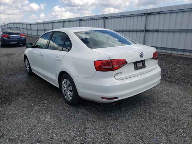 3VW2K7AJ4FM261167 - 2015 VOLKSWAGEN JETTA BASE 白色 照片 3
