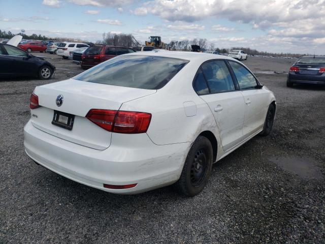 3VW2K7AJ4FM261167 - 2015 VOLKSWAGEN JETTA BASE 白色 照片 4