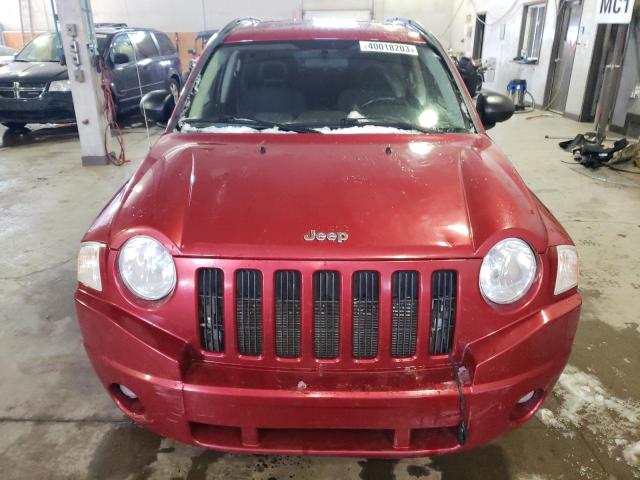 1J4FT47B59D245280 - 2009 JEEP COMPASS SP RED photo 5
