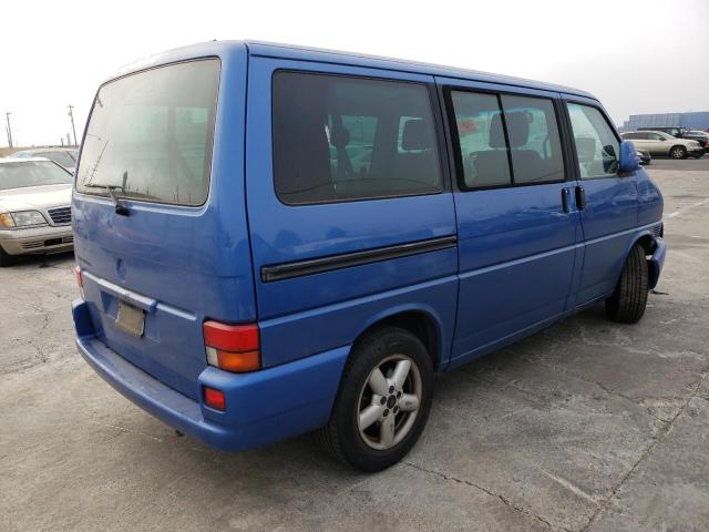 WV2MB47033H000896 - 2003 VOLKSWAGEN EUROVAN MV BLUE photo 4