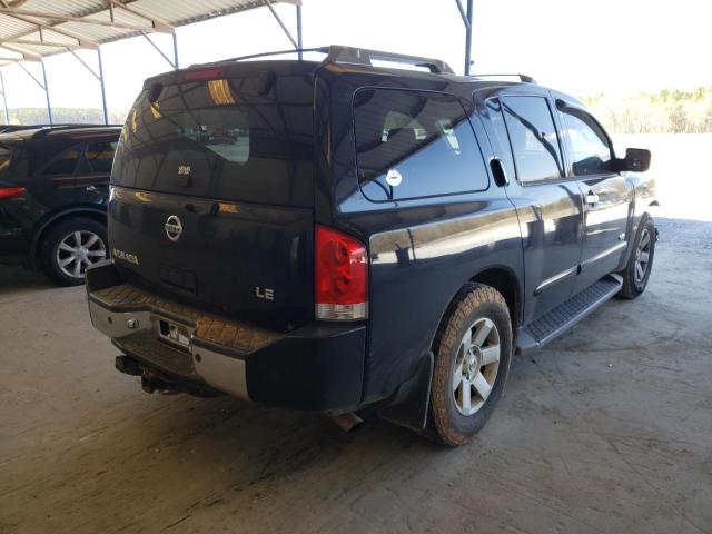 5N1AA08A06N701272 - 2006 NISSAN ARMADA SE BLACK photo 4