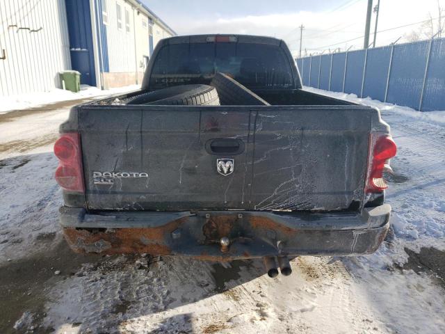 1D7HE48K57S232244 - 2007 DODGE DAKOTA QUA BLACK photo 6