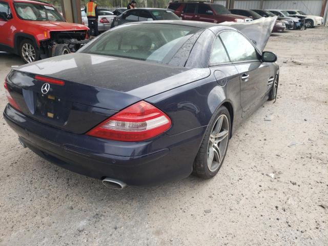 WDBSK75F83F057555 - 2003 MERCEDES-BENZ SL 500 BLUE photo 4