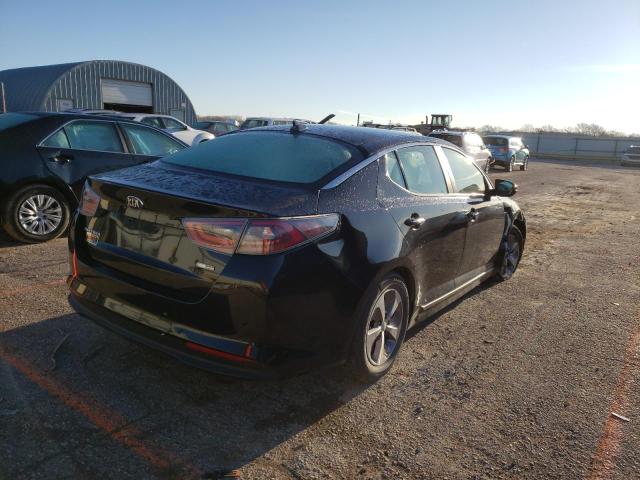 KNAGM4AD1F5080543 - 2015 KIA OPTIMA HYB BLACK photo 4