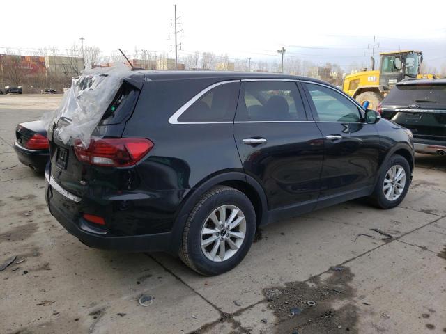 5XYPG4A33KG466741 - 2019 KIA SORENTO L BLACK photo 3