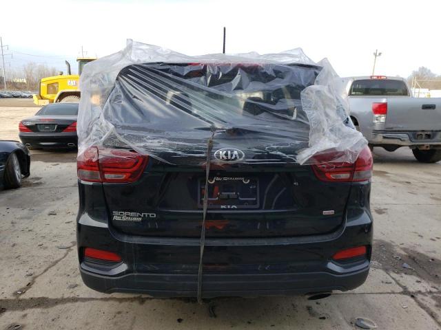 5XYPG4A33KG466741 - 2019 KIA SORENTO L BLACK photo 6