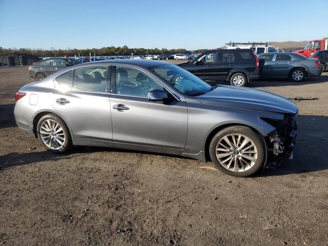 JN1EV7BR8MM752672 - 2021 INFINITI Q50 LUXE GRAY photo 4