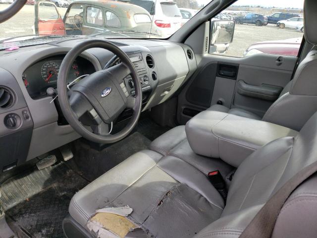 1FTRF12245NB57762 - 2005 FORD F-150 WHITE photo 8