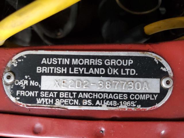 XE2D2387730A - 1976 AUSTIN MINICOOPER RED photo 12