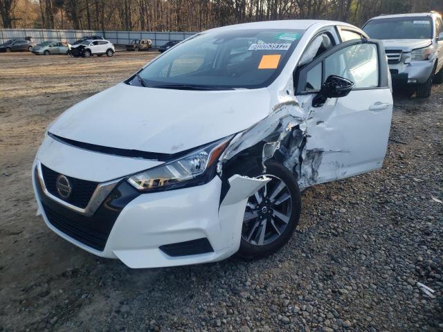 3N1CN8EVXML889421 - 2021 NISSAN VERSA SV WHITE photo 2