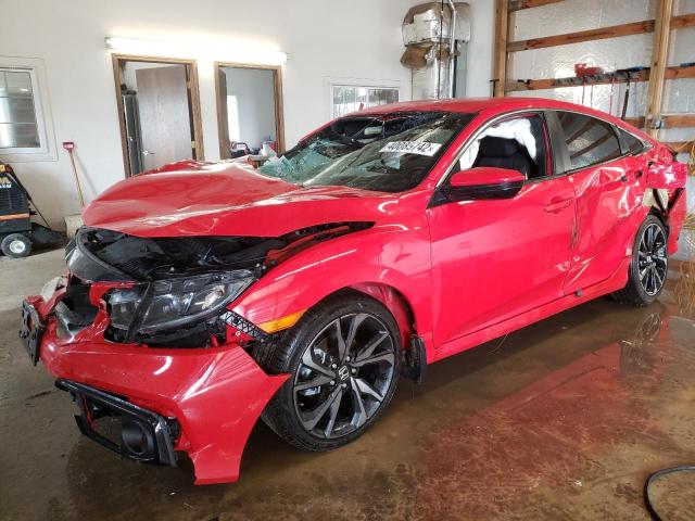 2HGFC2F85LH502515 - 2020 HONDA CIVIC SPOR 红色 照片 2