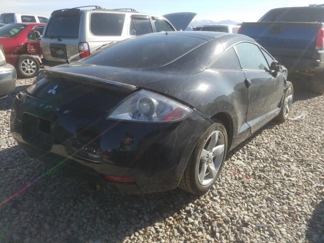 4A3AK24F67E012365 - 2007 MITSUBISHI ECLIPSE GS BLACK photo 4