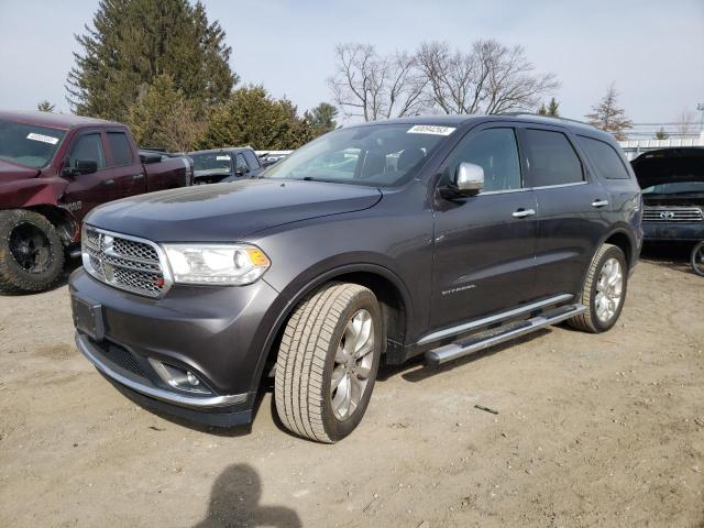 1C4SDJET6GC420053 - 2016 DODGE DURANGO CI GRAY photo 1