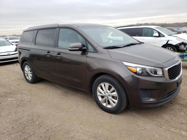 KNDMB5C12G6100296 - 2016 KIA SEDONA LX BROWN photo 4