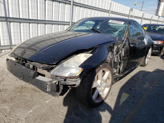 JN1AZ34E54M155601 - 2004 NISSAN 350Z COUPE BLACK photo 1