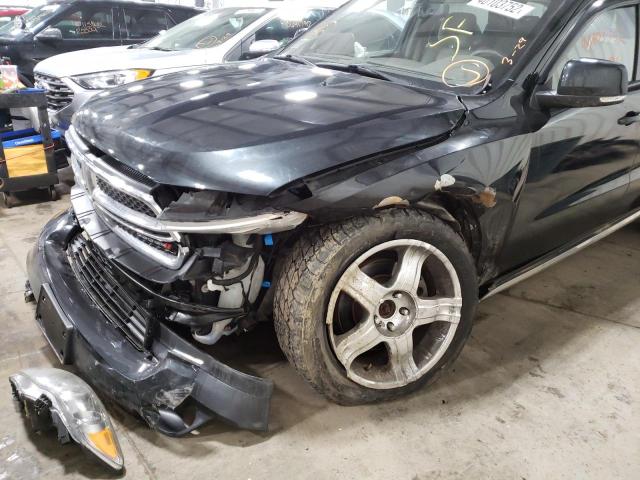 1D4SE4GT8BC628216 - 2011 DODGE DURANGO CR BLACK photo 9