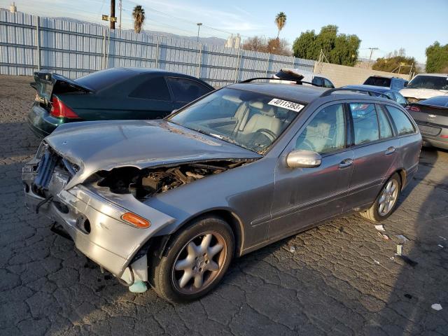 WDBRH61J94F477876 - 2004 MERCEDES-BENZ C 240 SPOR SILVER photo 1