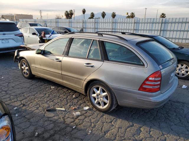 WDBRH61J94F477876 - 2004 MERCEDES-BENZ C 240 SPOR SILVER photo 2