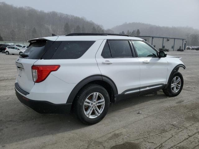 1FMSK7DH5NGA50771 - 2022 FORD EXPLORER X WHITE photo 3