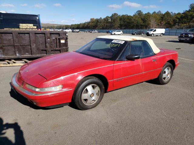 1G4EC33C0LB904584 - 1990 BUICK REATTA RED photo 1