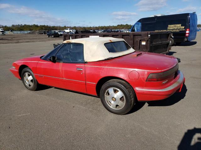 1G4EC33C0LB904584 - 1990 BUICK REATTA RED photo 2