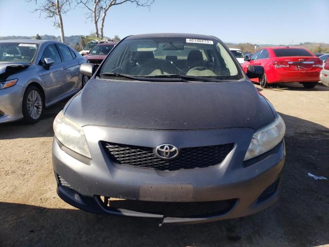 1NXBU4EE9AZ342738 - 2010 TOYOTA COROLLA BA GRAY photo 5
