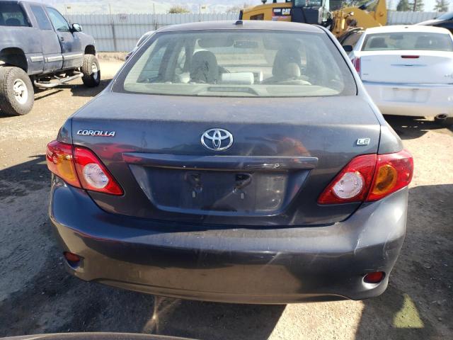 1NXBU4EE9AZ342738 - 2010 TOYOTA COROLLA BA GRAY photo 6
