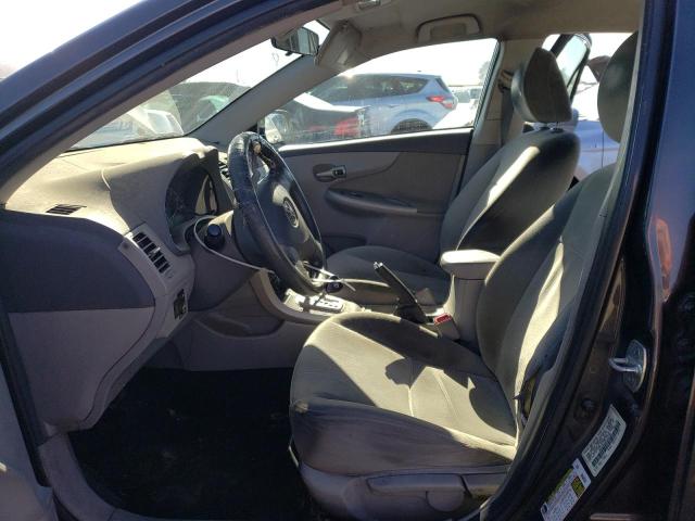 1NXBU4EE9AZ342738 - 2010 TOYOTA COROLLA BA GRAY photo 7