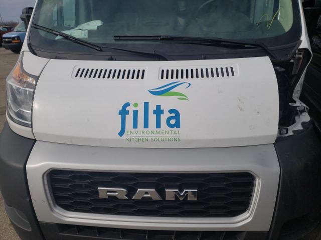 3C6TRVDG1LE142173 - 2020 RAM PROMASTER WHITE photo 7