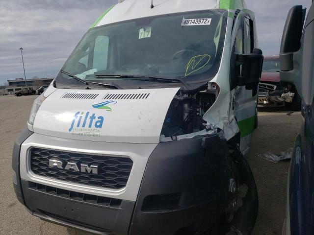 3C6TRVDG1LE142173 - 2020 RAM PROMASTER WHITE photo 9
