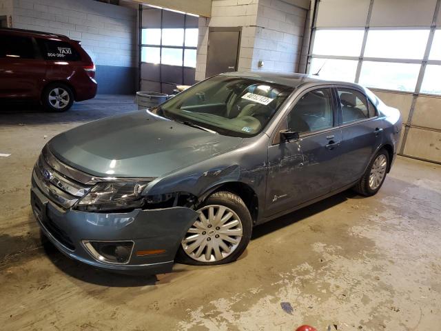 3FADP0L3XCR255154 - 2012 FORD FUSION HYB BLUE photo 1