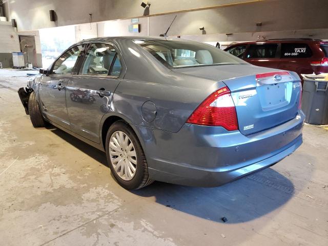 3FADP0L3XCR255154 - 2012 FORD FUSION HYB BLUE photo 2