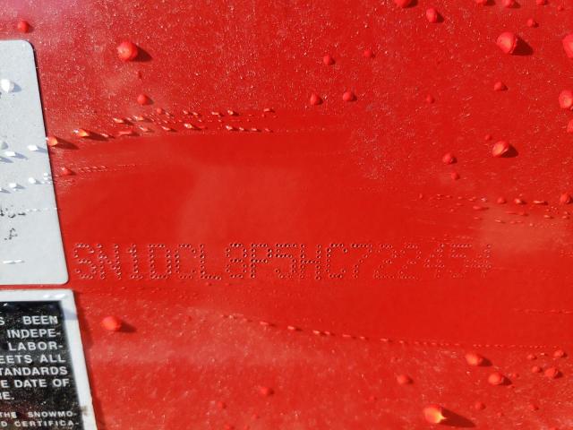 SN1DCL8P5HC722454 - 2017 POLARIS SNOWMOBILE RED photo 10