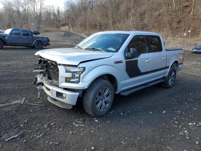 1FTEW1EGXGFC98998 - 2016 FORD F150 SUPER SILVER photo 1