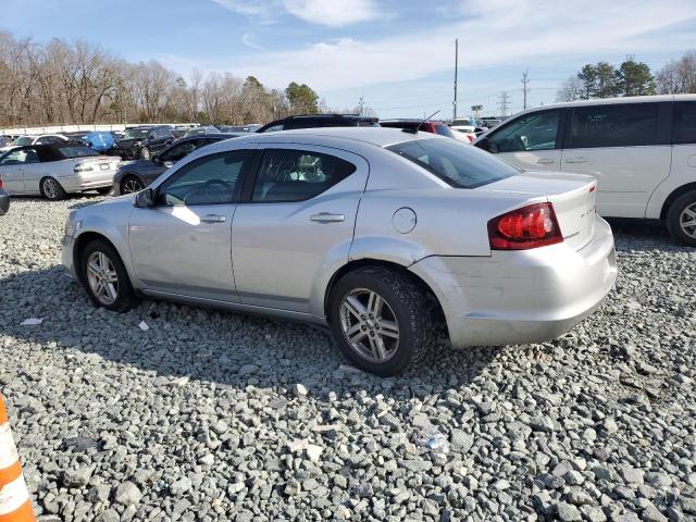 1C3CDZCB7CN314467 - 2012 DODGE AVENGER SX SILVER photo 2