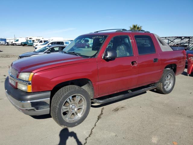 3GNEC12T24G344707 - 2004 CHEVROLET AVALANCHE RED photo 1