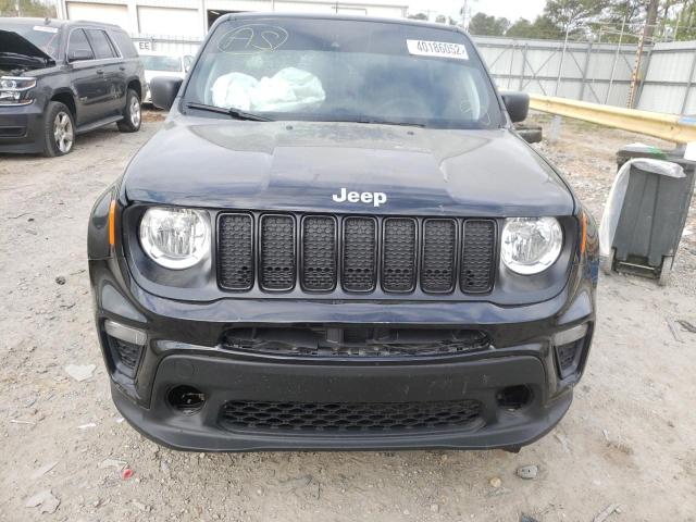 ZACNJCAB0MPM32458 - 2021 JEEP RENEGADE S BLACK photo 9