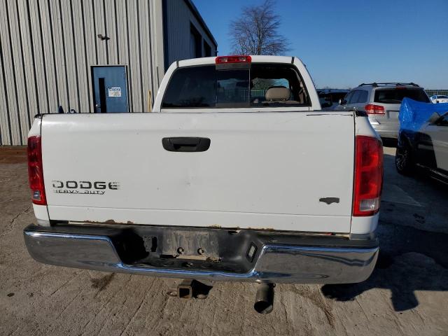 3D7KA28D04G160038 - 2004 DODGE RAM 2500 S WHITE photo 6